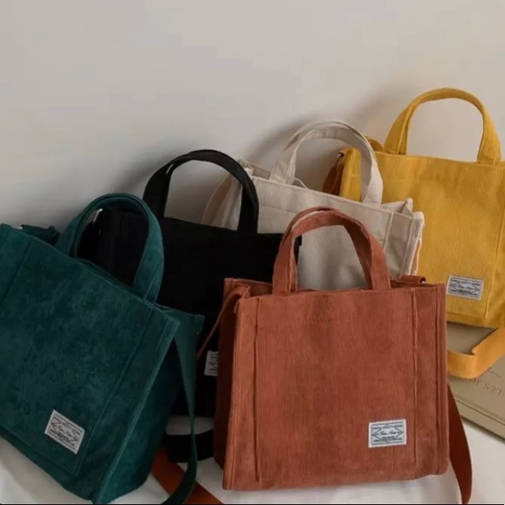 Black tote bag